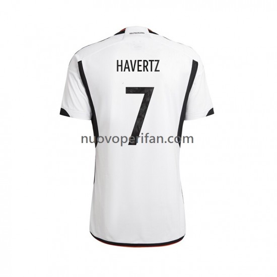 Maglie da Calcio Germania Havertz 7 Uomo Prima Tenuta Mondiali 2022 Maniche Corte