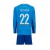 Maglie da Calcio Germania ter Stegen 22 Portiere Bambino Prima Tenuta Mondiali 2022 Maniche Lunghe