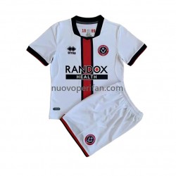 Maglie da Calcio Sheffield United Bambino Trasferta Tenuta 2022-2023 Maniche Corte
