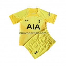 Maglie da Calcio Tottenham Hotspur Portiere Bambino Prima Tenuta 2022-2023 Maniche Corte
