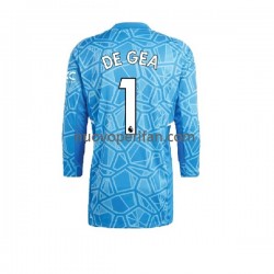 Maglie da Calcio Manchester United DE GEA 1 Portiere Uomo Prima Tenuta 2022-2023 Maniche Lunghe