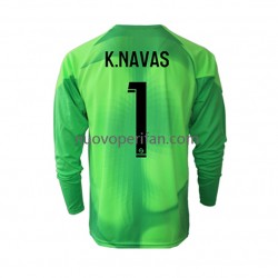 Maglie da Calcio Paris Saint-Germain Keylor Navas 1 Portiere Uomo Prima Tenuta 2022-2023 Maniche Lunghe