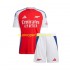 Maglie da Calcio Arsenal Bambino Prima Tenuta 2024-2025 Maniche Corte