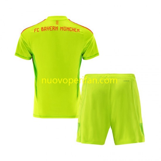 Maglie da Calcio FC Bayern München Portiere Bambino Prima Tenuta 2024-2025 Maniche Corte