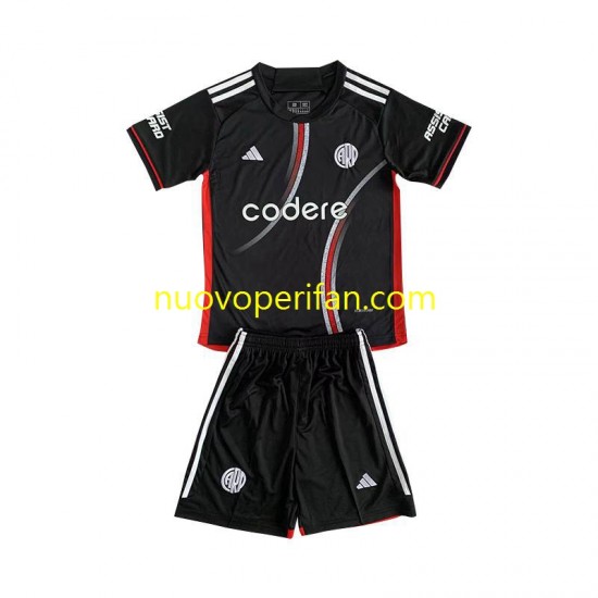 Maglie da Calcio CA River Plate Bambino Alternativa Tenuta 2024-2025 Maniche Corte