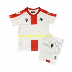 Maglie da Calcio Georgia Bambino Prima Tenuta 2024 Maniche Corte