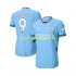 Maglie da Calcio Manchester City Erling Haaland 9 Uomo Prima Tenuta 2024-2025 Maniche Corte