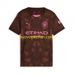 Maglie da Calcio Manchester City Portiere Uomo Prima Tenuta 2024-2025 Maniche Corte