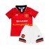 Maglie da Calcio Manchester United Retro Bambino Prima Tenuta 1994 Maniche Corte