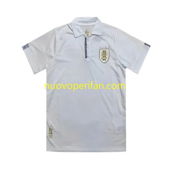Maglie da Calcio Uruguay 100th Anniversary Uomo Trasferta Tenuta 2024 Maniche Corte