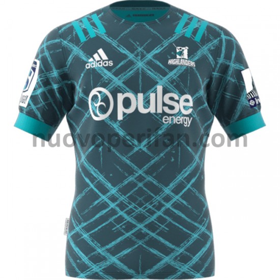 Maglie da Calcio Dunedin Highlanders Rugby Trasferta Tenuta 2020 Maniche Corte