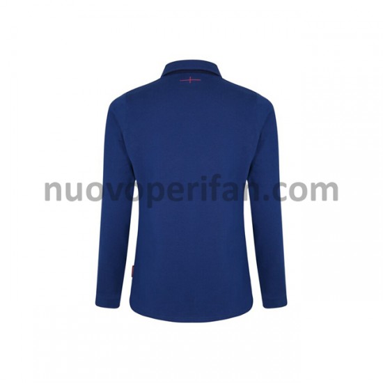 Maglie da Calcio Inghilterra Rugby Classic Donna Trasferta Tenuta 2020-2021 Maniche Lunghe