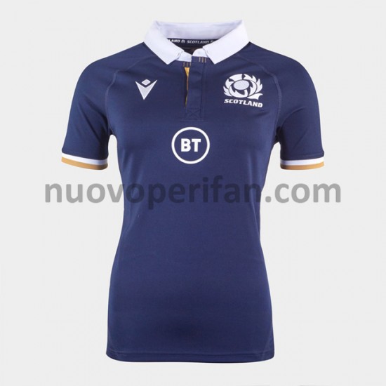 Maglie da Calcio Scozia Rugby Donna Prima Tenuta 2020-2021 Maniche Corte
