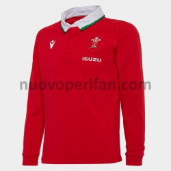 Maglie da Calcio Galles Rugby Classic Prima Tenuta 2020-2021 Maniche Lunghe